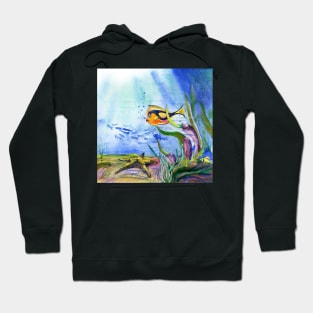 Ocean Life Art Hoodie